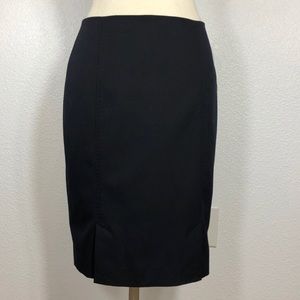 Halogen Navy Blue Pencil Skirt Size 2 New